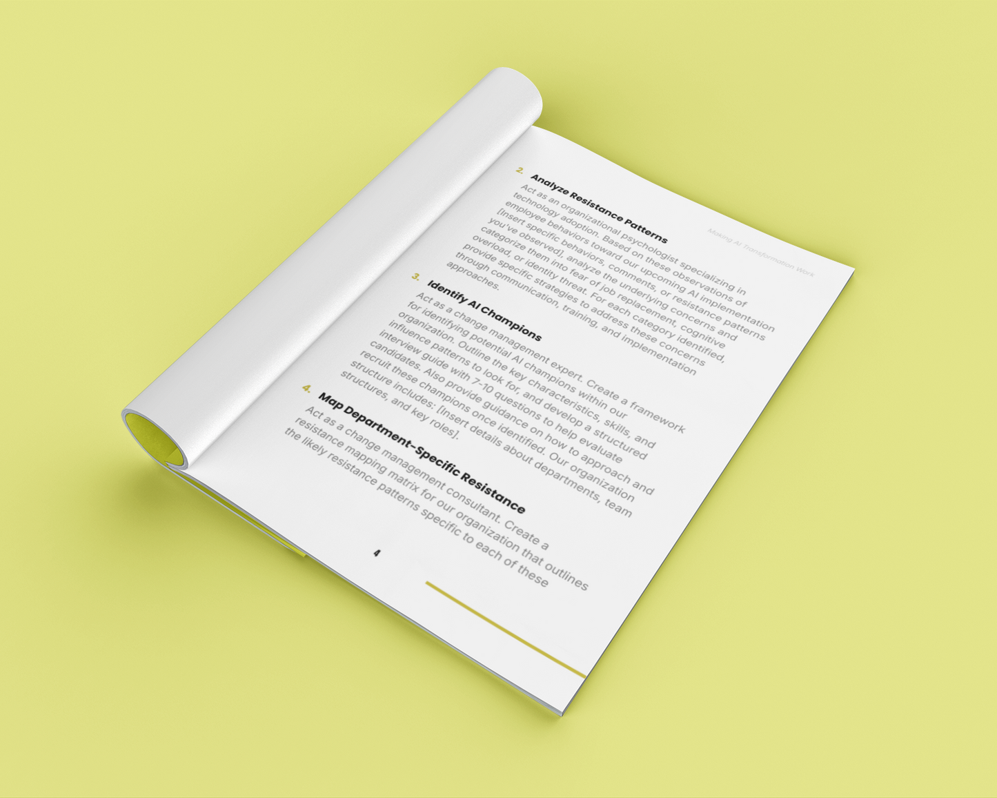 Making AI Transformation Work