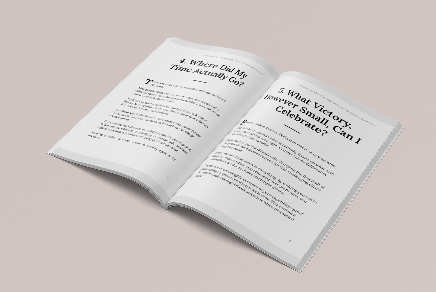 12 Questions That Top Performers Ask Themselves Every Day