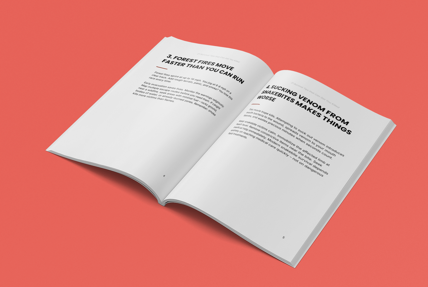 21 Survival Tips that Can Get You Killed