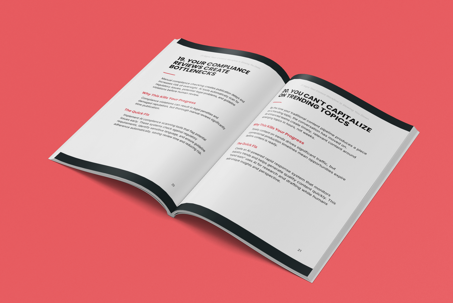 21 Signs Your Content Workflow Is Slowing You Down