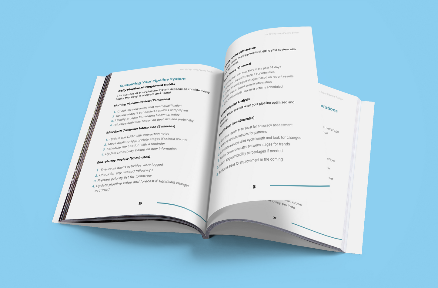 The 30-Day Sales Pipeline Builder
