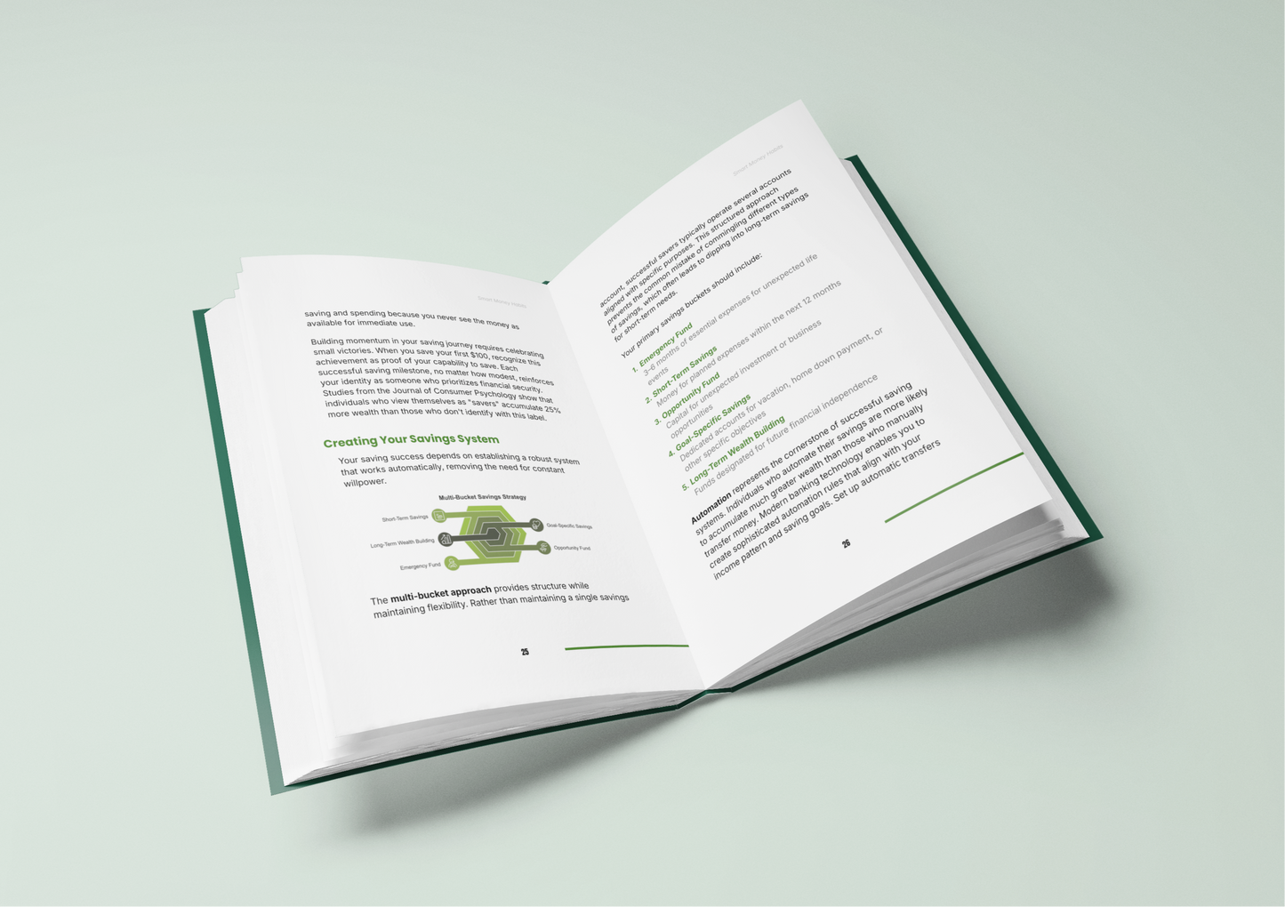 Open Simplicity E-Book featuring a digital personal finance guide with savings system strategies