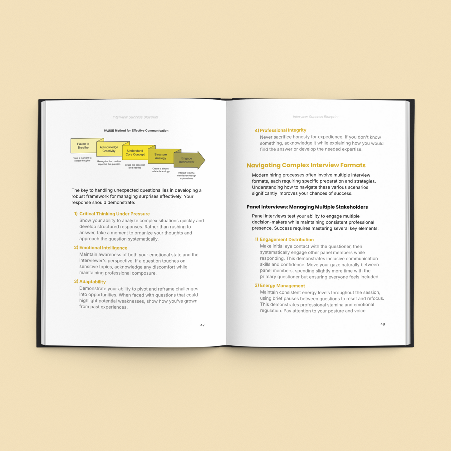 Simplicity E-Book on effective interview techniques with tips and strategies for mastering interviews