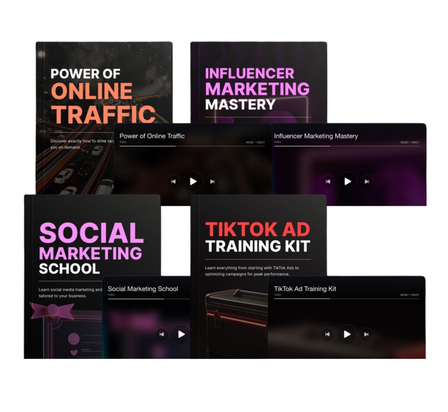 Simplicity ultimate guide to content marketing bundle featuring multiple marketing courses and training kits