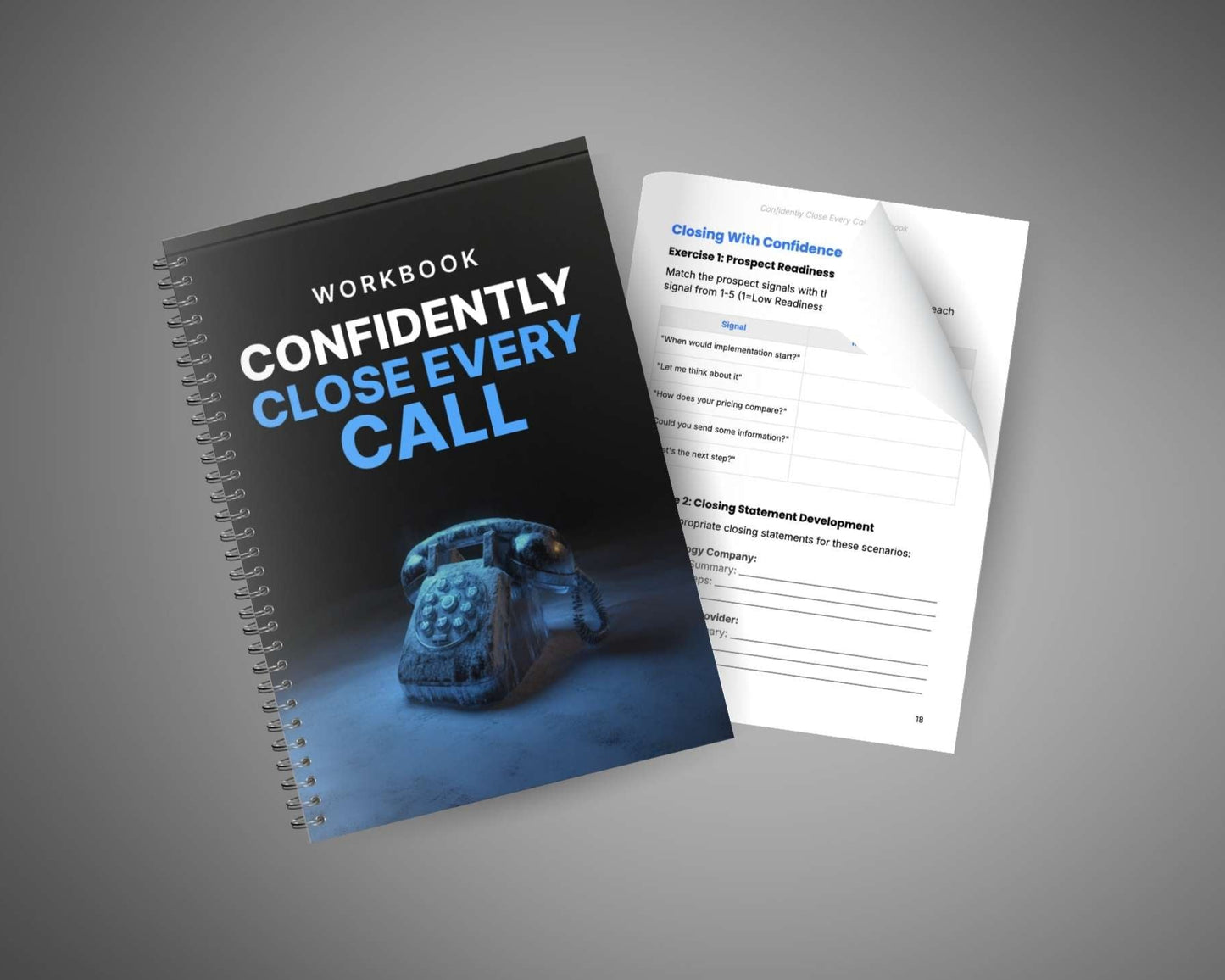 Confidently Close Every Call - Workbook for Success
