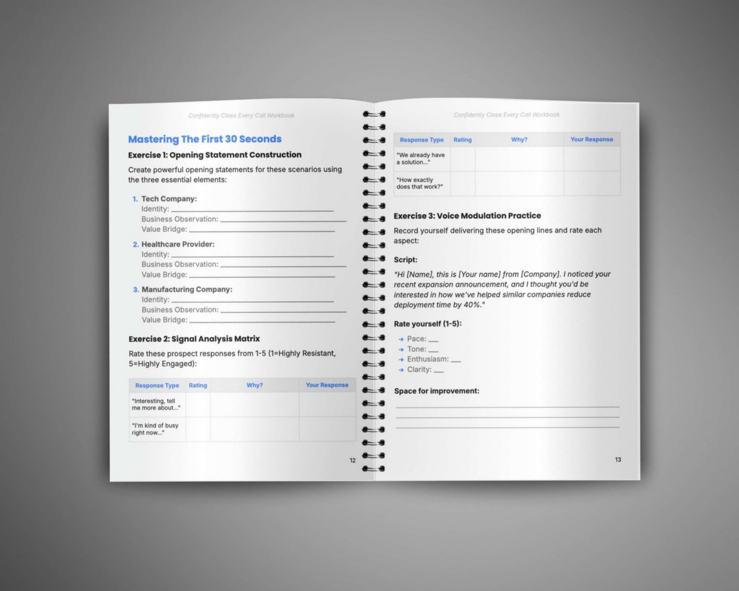 Confidently Close Every Call - Workbook for Success