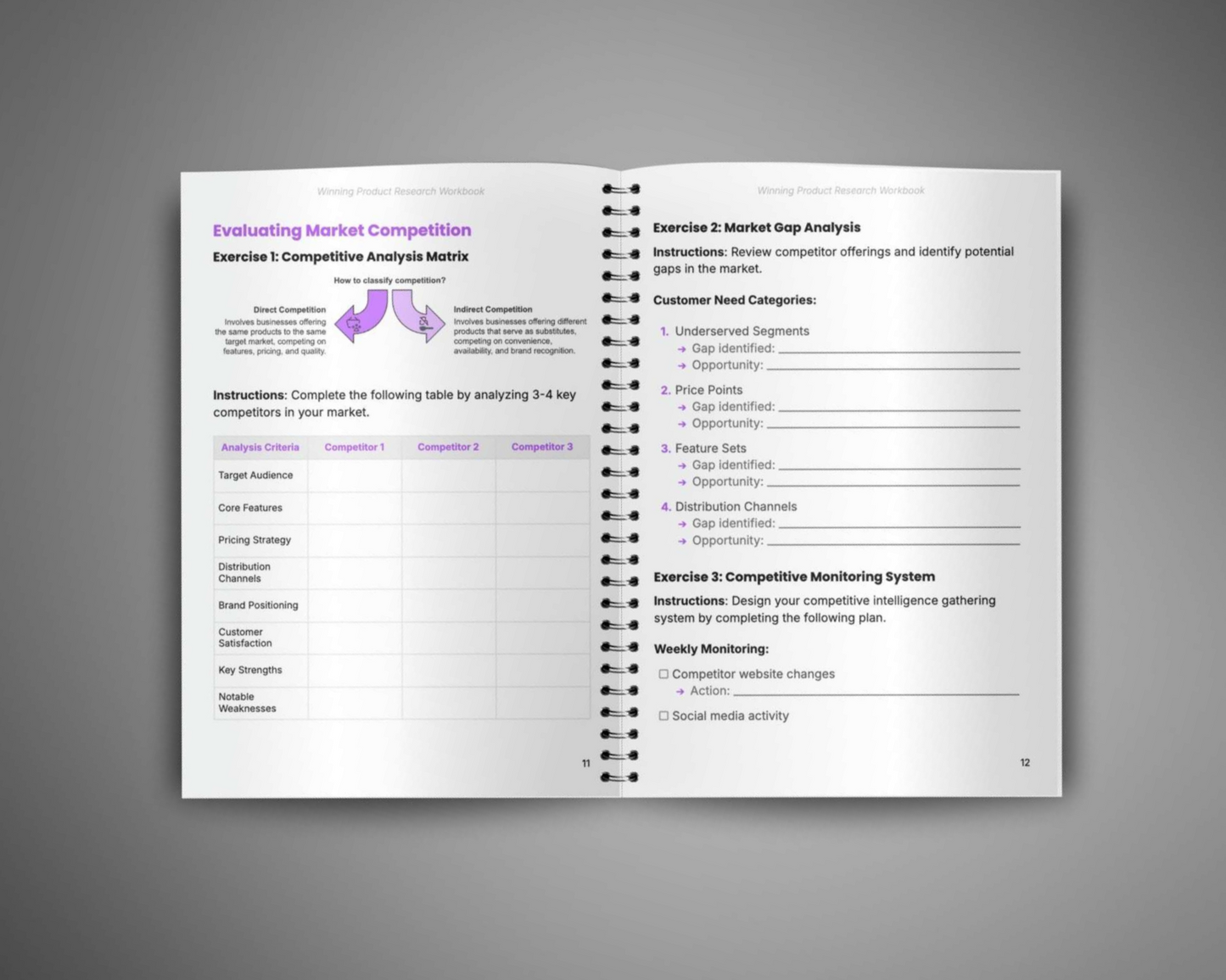 Winning eCommerce Product Research Workbook