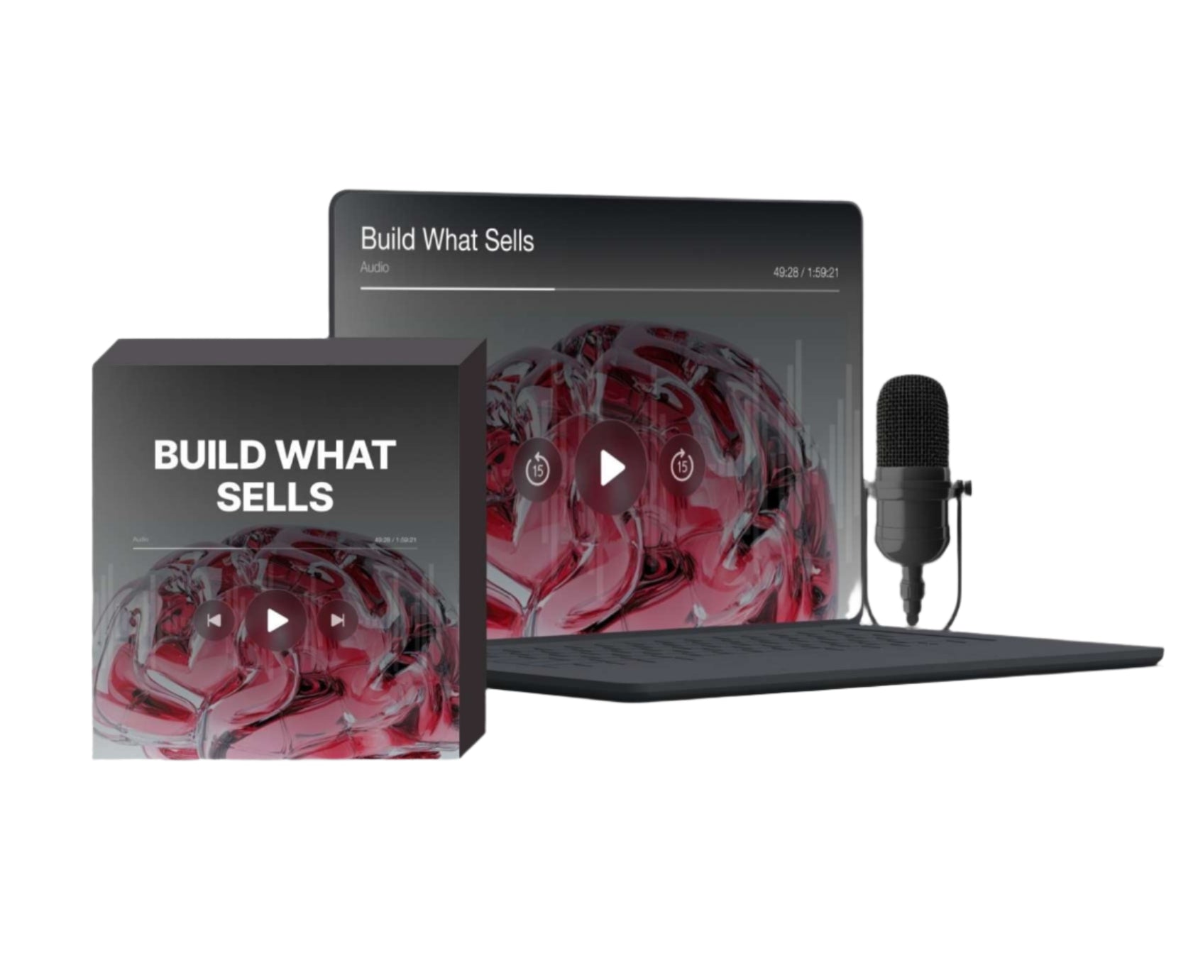 Simplicity Build What Sells course audio with microphone and digital playback interface