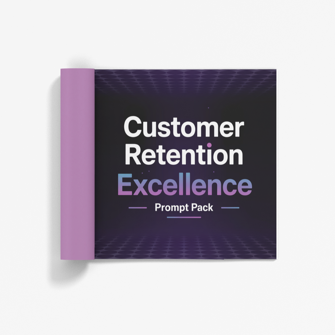 Simplicity Customer Retention Excellence Prompt Pack for effective customer retention strategies template