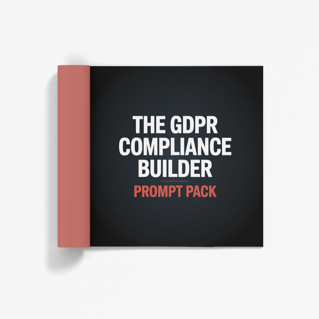 The GDPR Compliance Builder Prompt Pack for beginners featuring easy-to-use templates