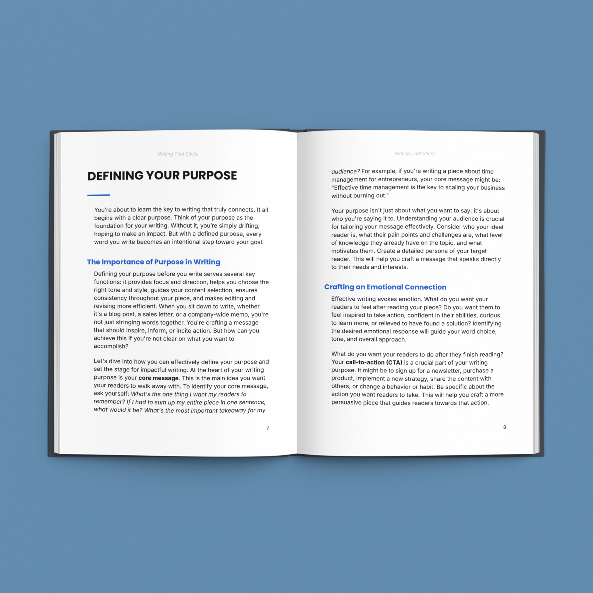 Simplicity E-Book on learning to write persuasively with tips on crafting emotional connections