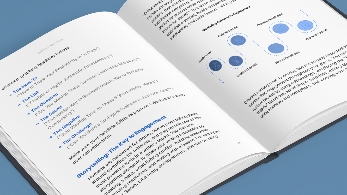 Simplicity E-Book on How to Learn to Write Persuasively with Engaging Visuals and Content
