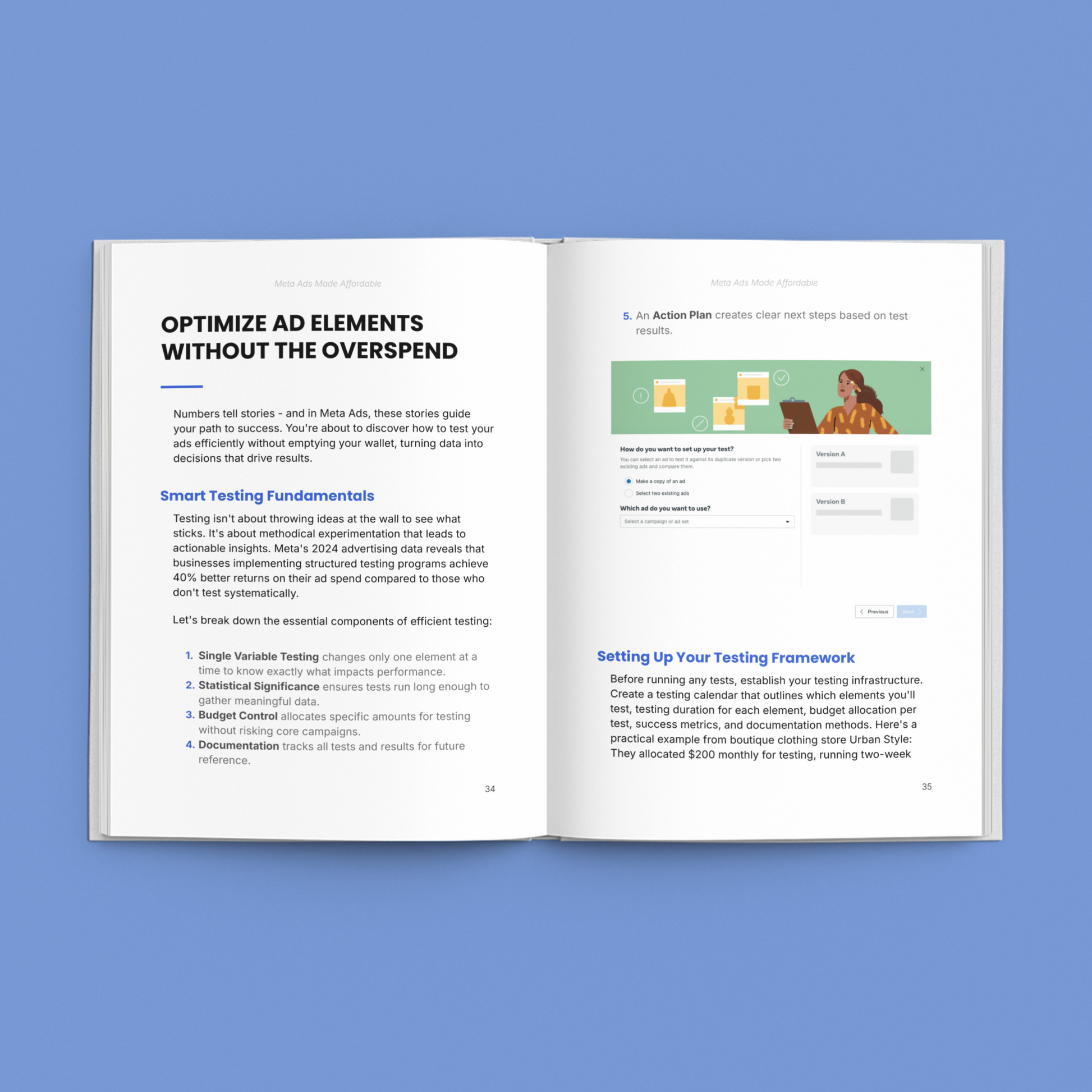 Simplicity E-Book on Meta ads budget strategies with ad optimization tips and testing frameworks