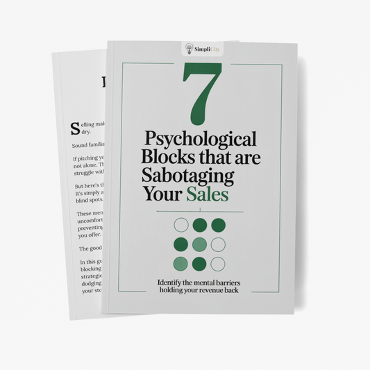 7 Psychological Blocks That Are Sabotaging Your Sales