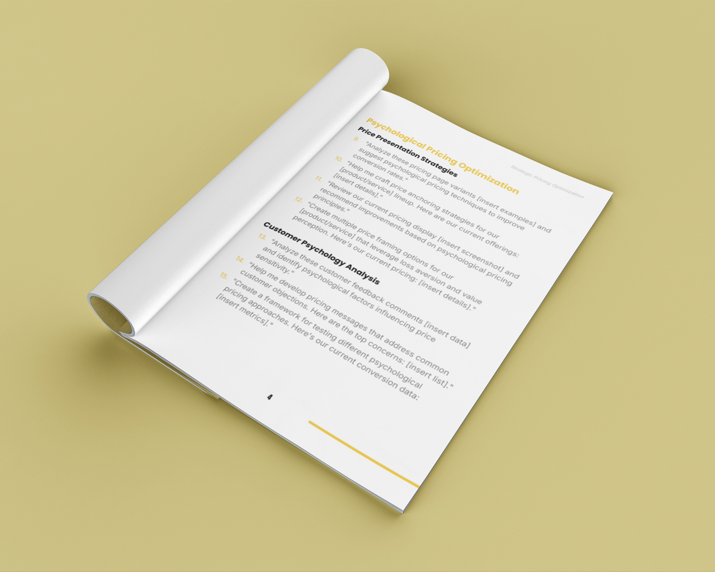 Strategic Pricing Optimization Prompt pack