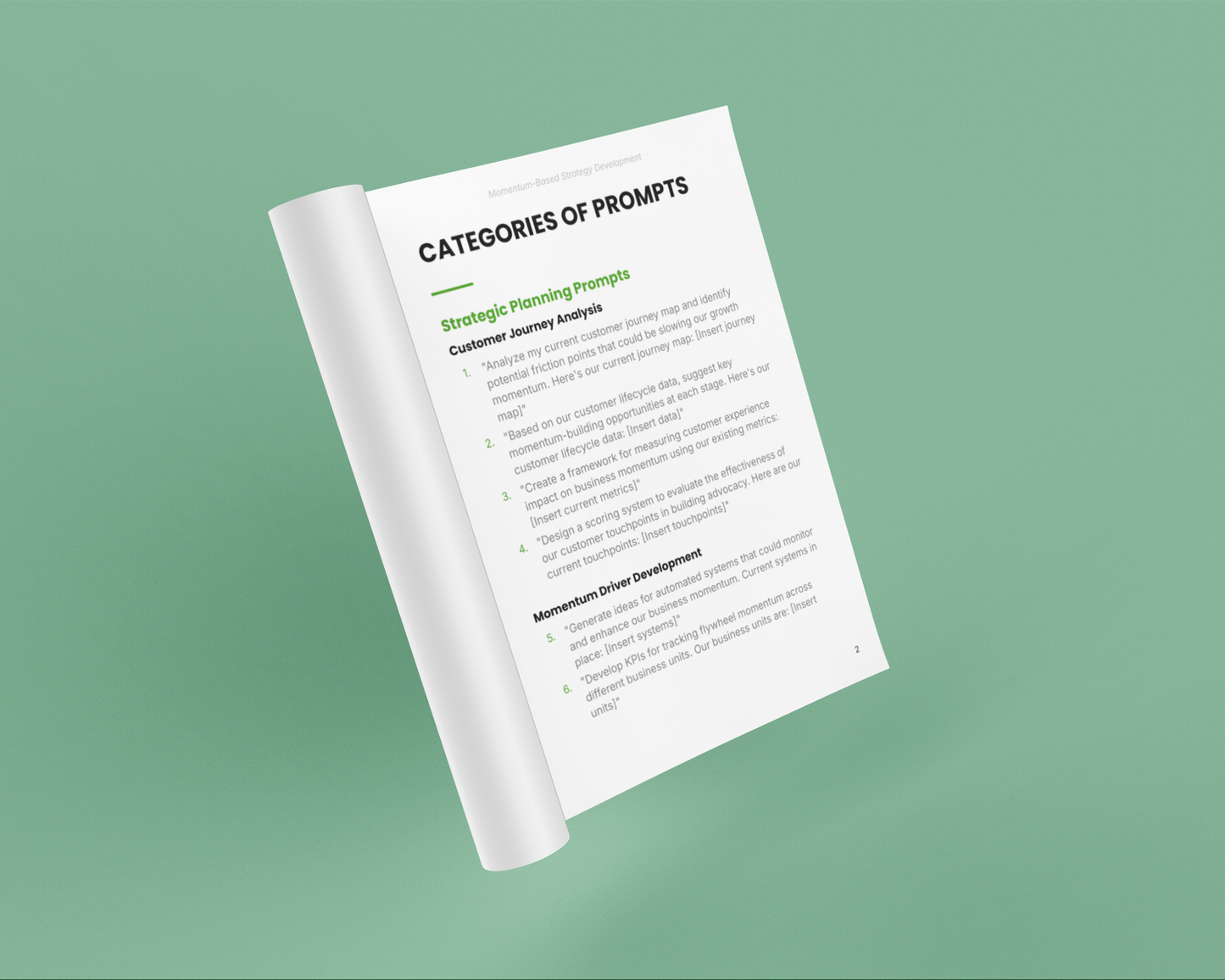 Momentum Architecture Builder prompt pack