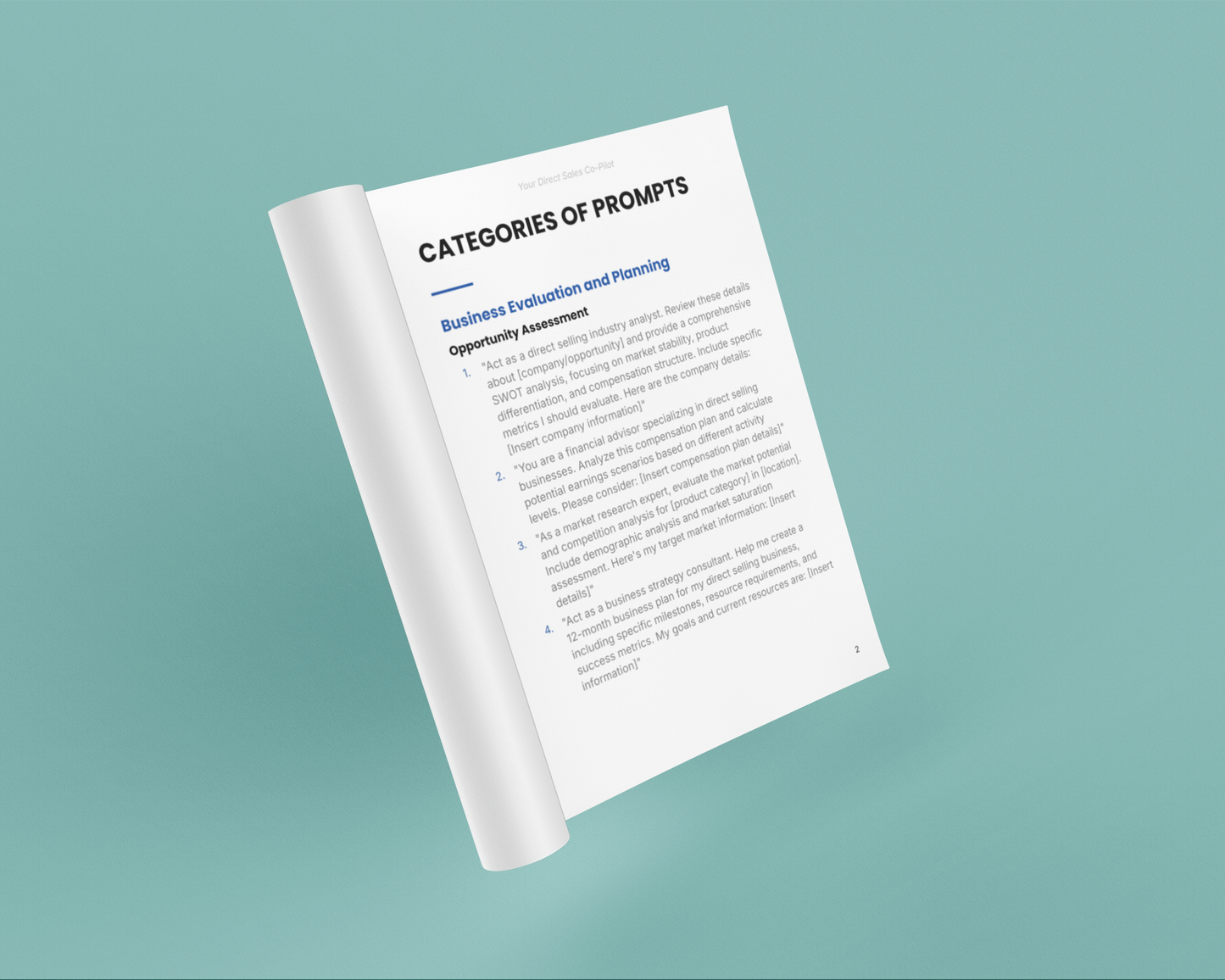AI Sales Support Tool - Direct Sales Co-Pilot Pack