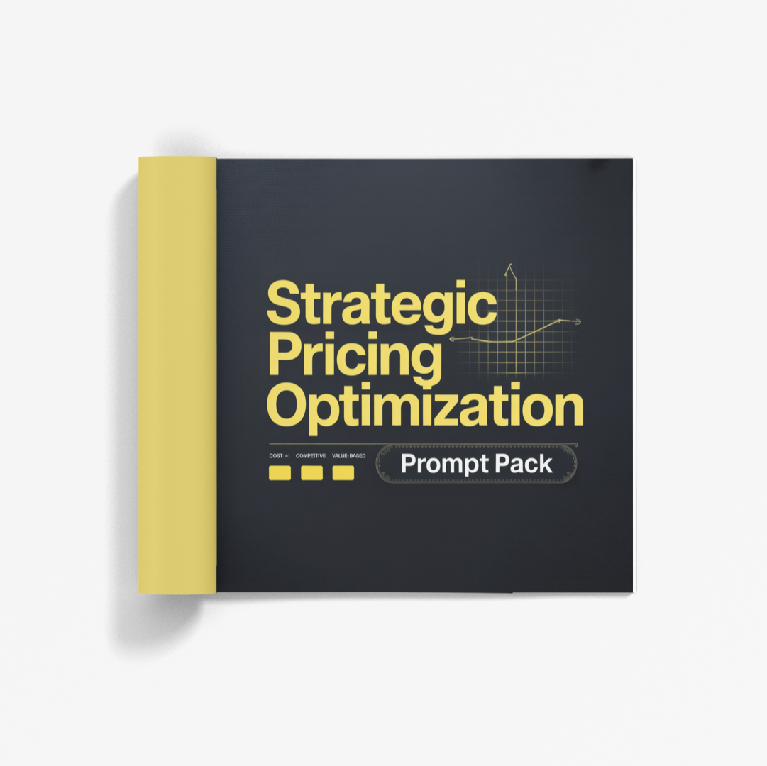 Strategic Pricing Optimization Prompt pack