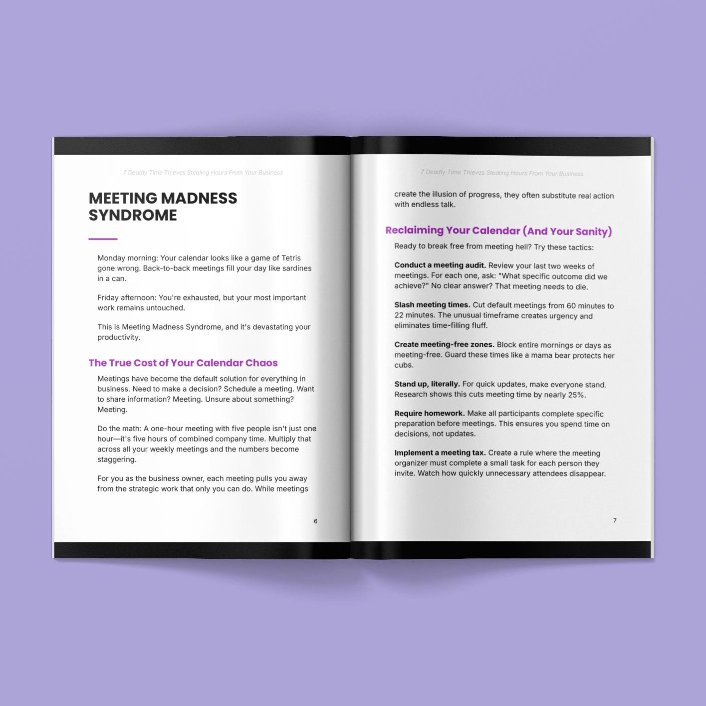 7 Deadly Time Thieves Stealing Hours From Your Business