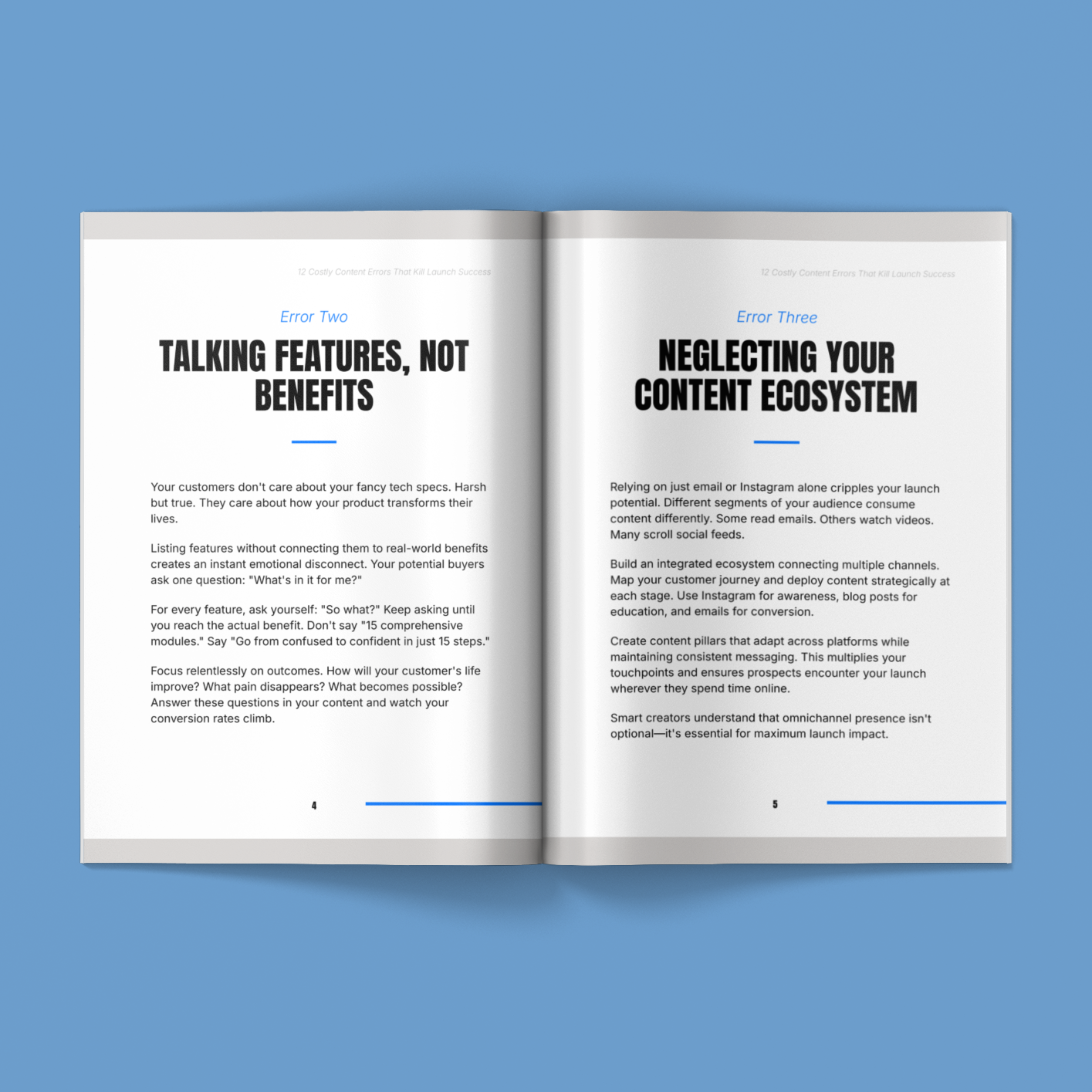 12 Costly Content Errors That Kill Launch Success