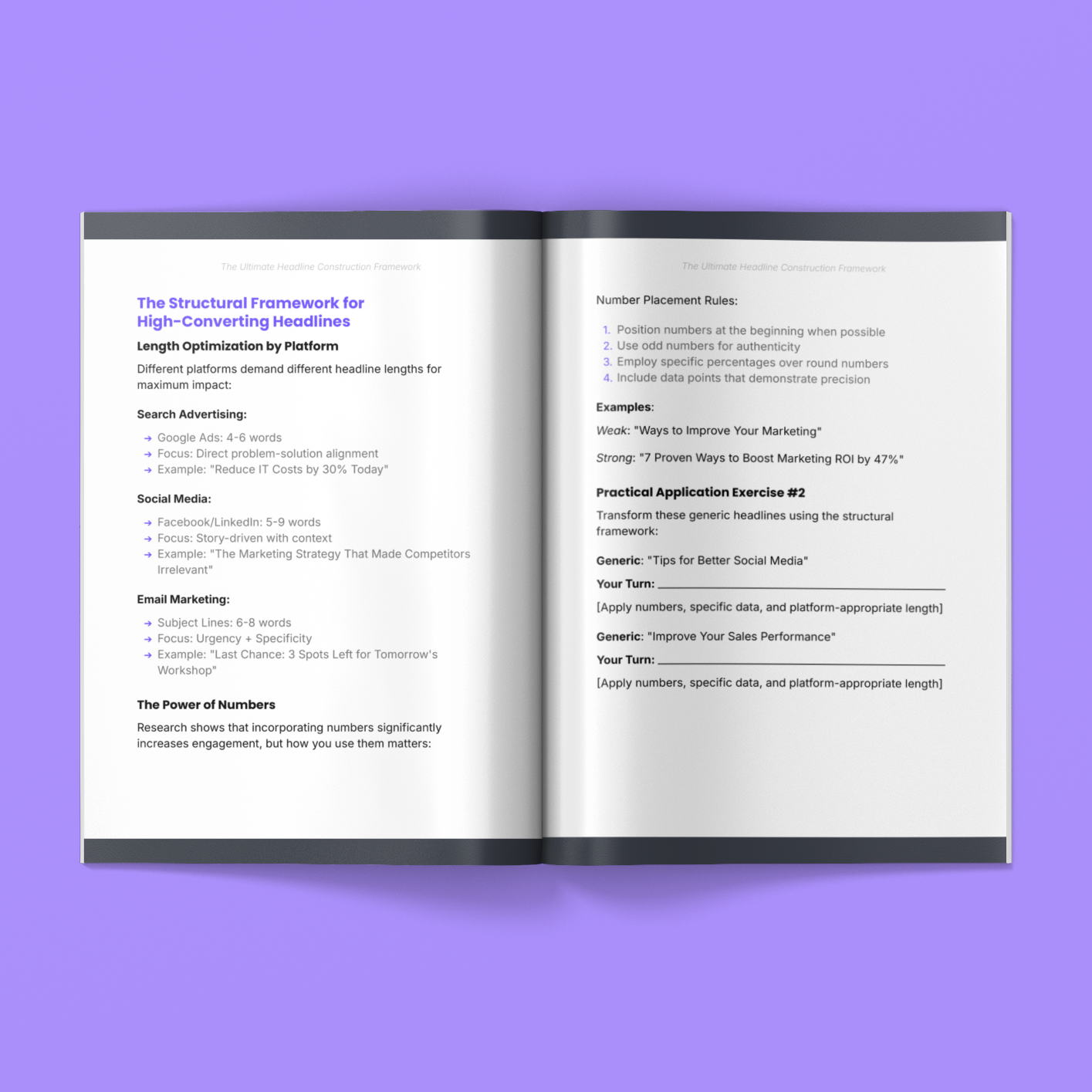 Headline Construction Framework