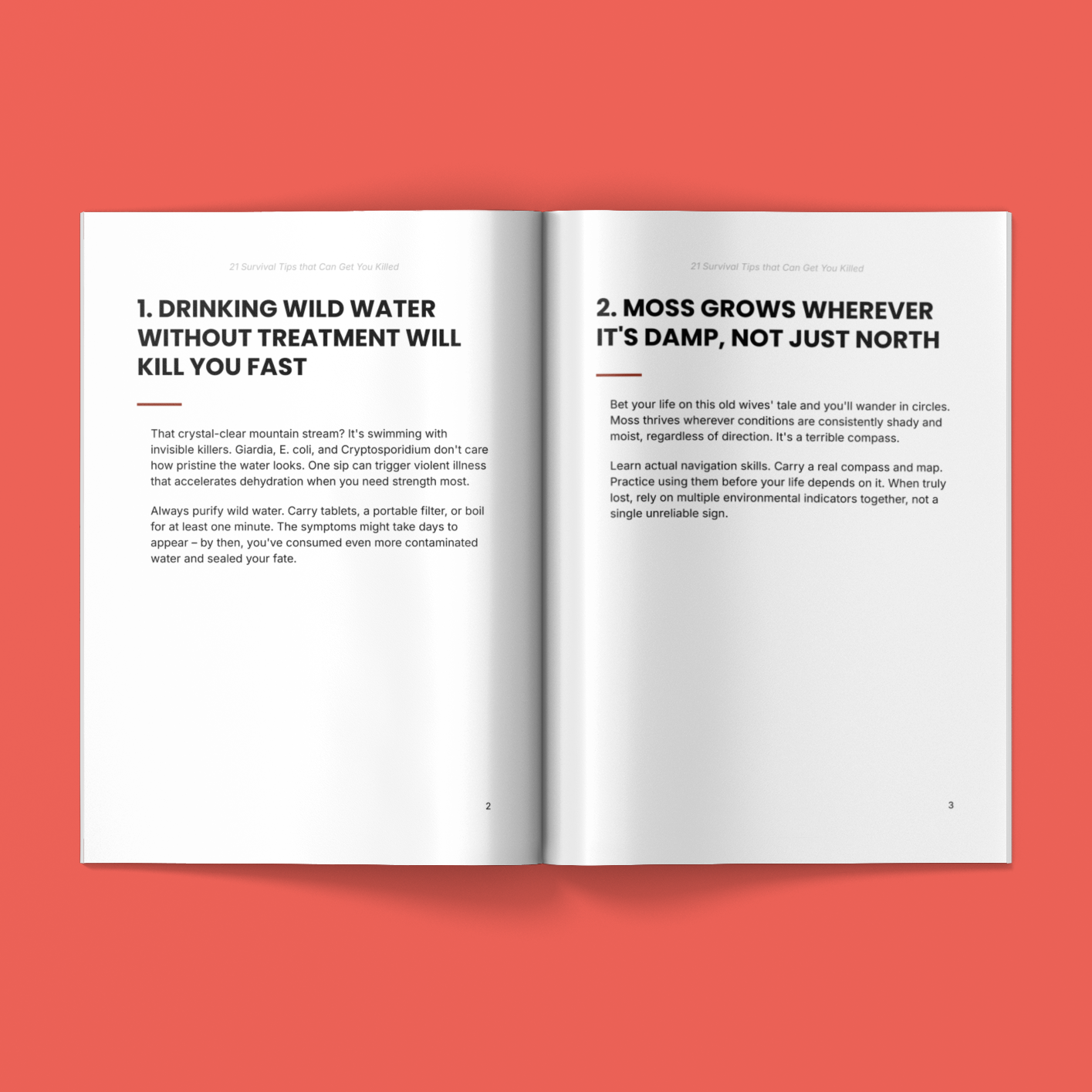 21 Survival Tips that Can Get You Killed