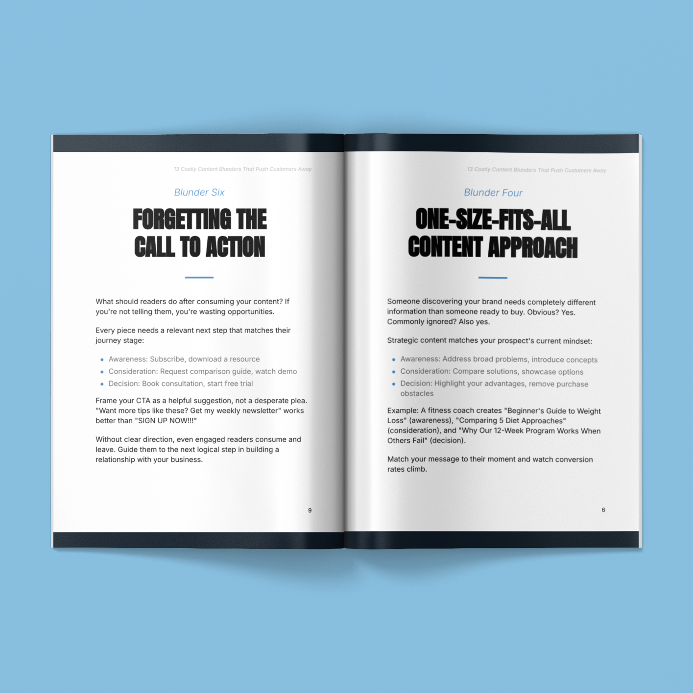 13 Costly Content Blunders That Push Customers Away