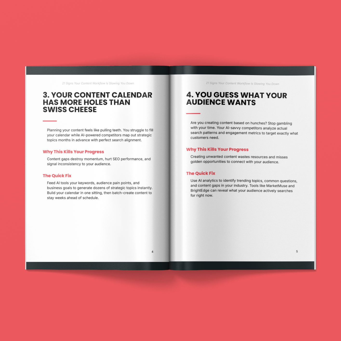 21 Signs Your Content Workflow Is Slowing You Down