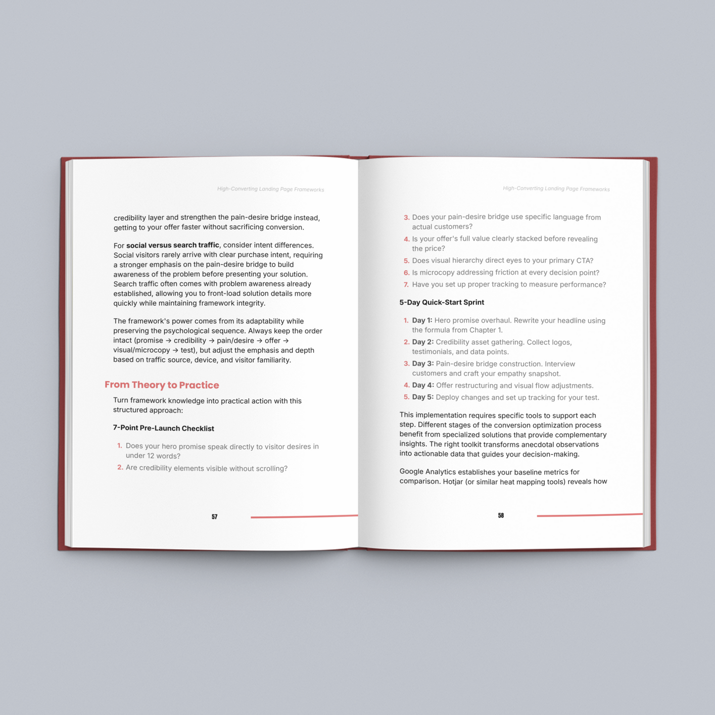 High-Converting Landing Page Frameworks