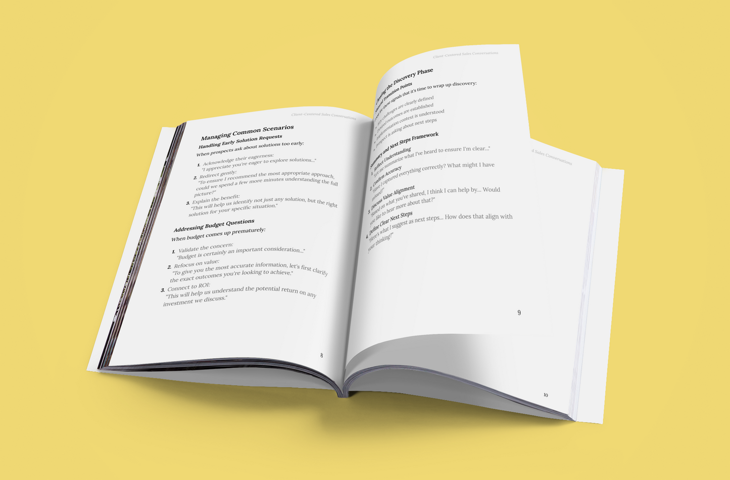 Client-Centered Sales Conversations