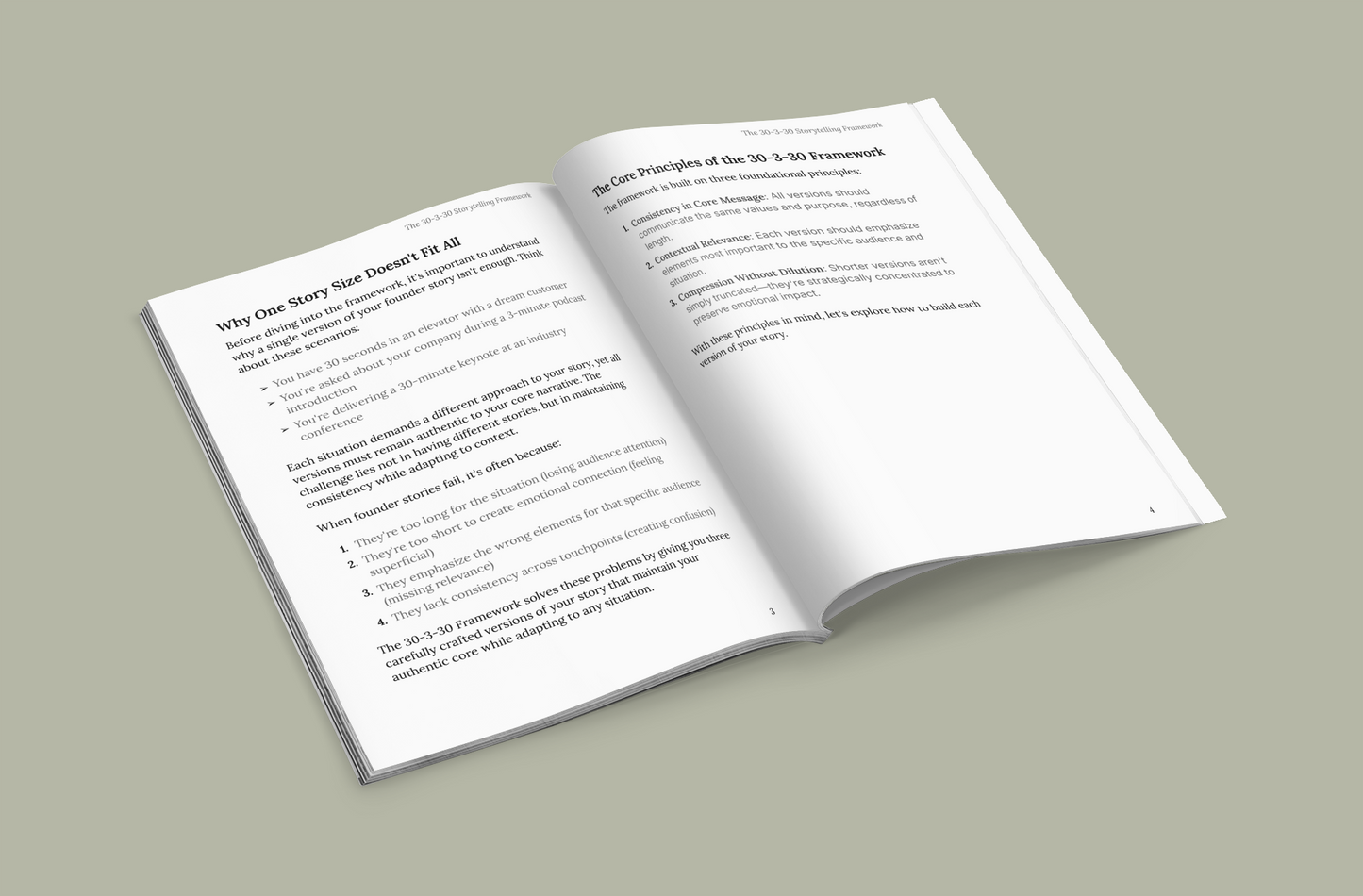 The 30-3-30 Storytelling Framework