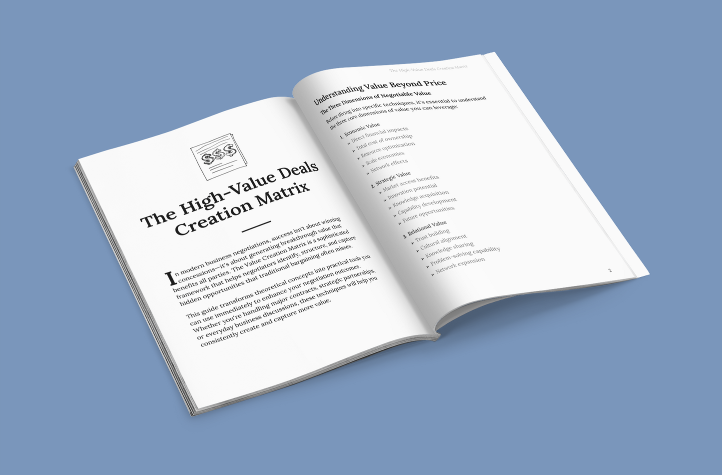 The High-Value Deals Creation Matrix