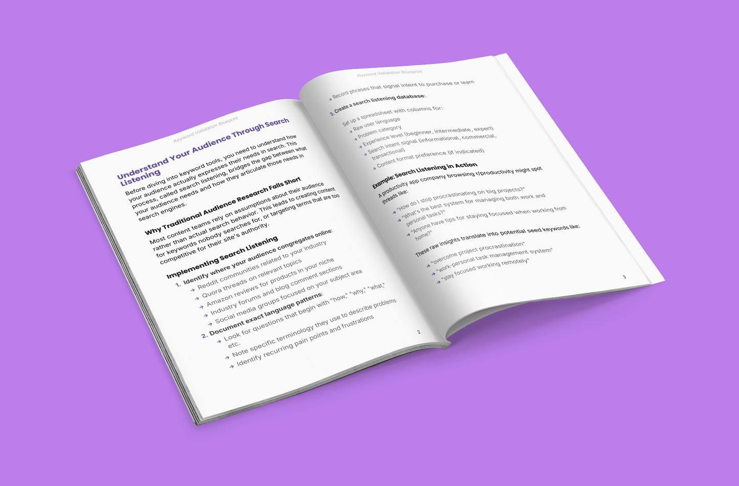 Keyword Validation Blueprint