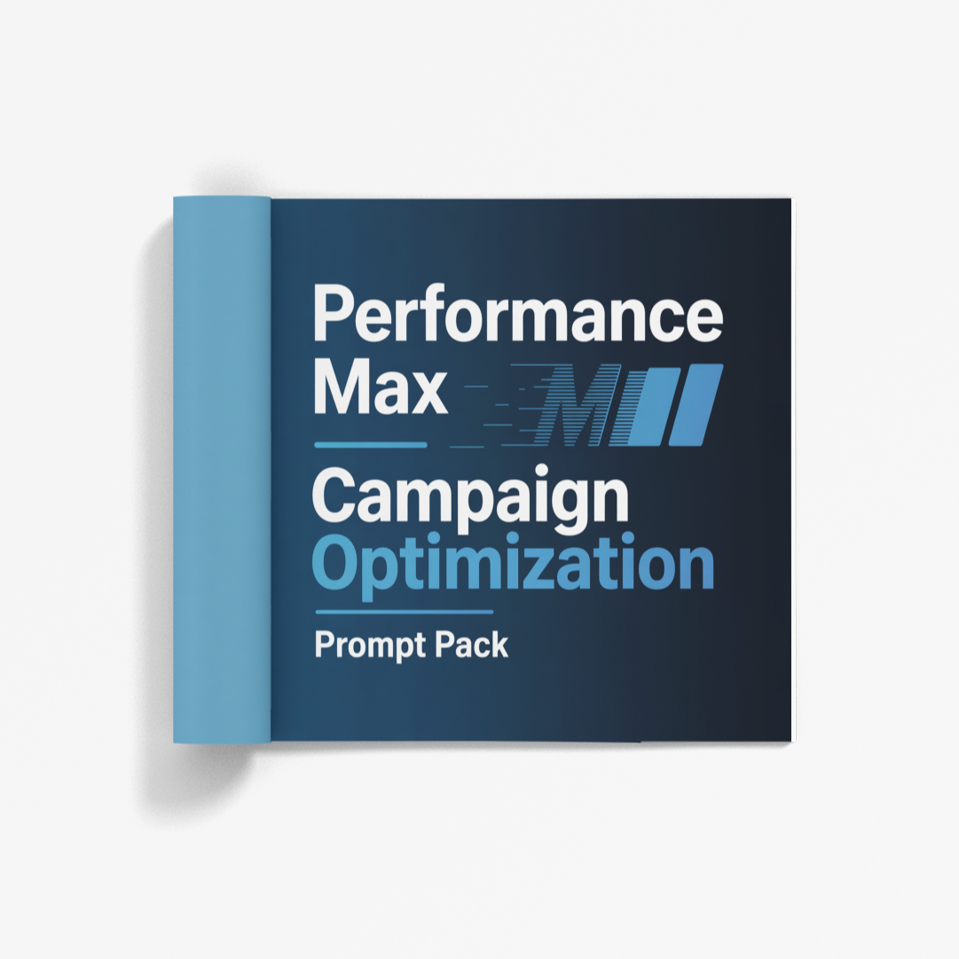 Performance Max optimization course prompt pack with campaign strategies and guidelines