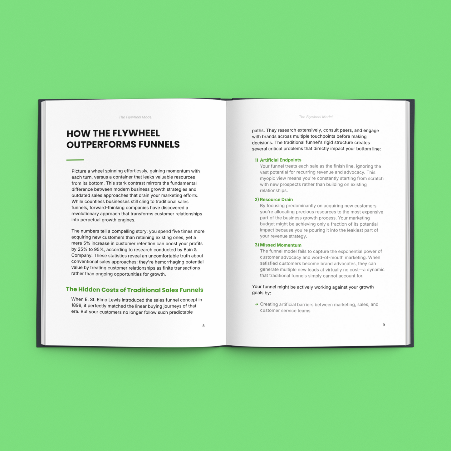 Simplicity E-Book showing insights on Exponential growth business model and sales strategies