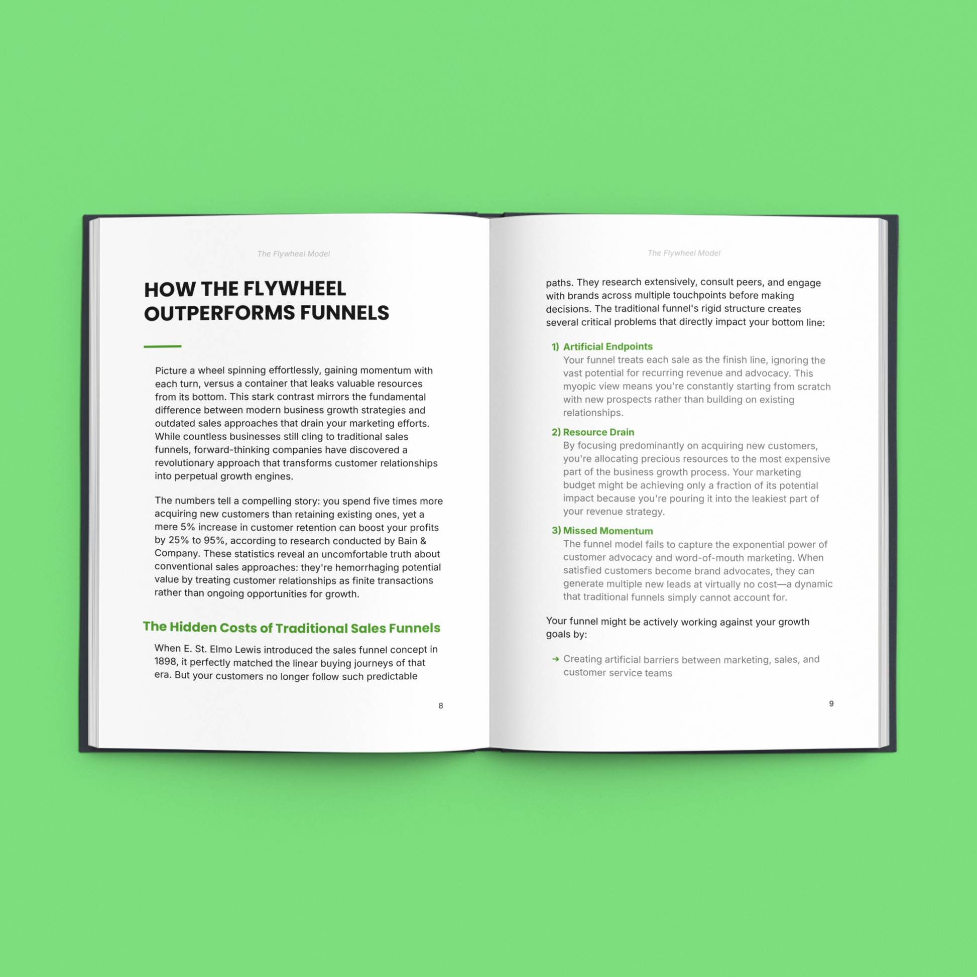 Simplicity E-Book showing insights on Exponential growth business model and sales strategies