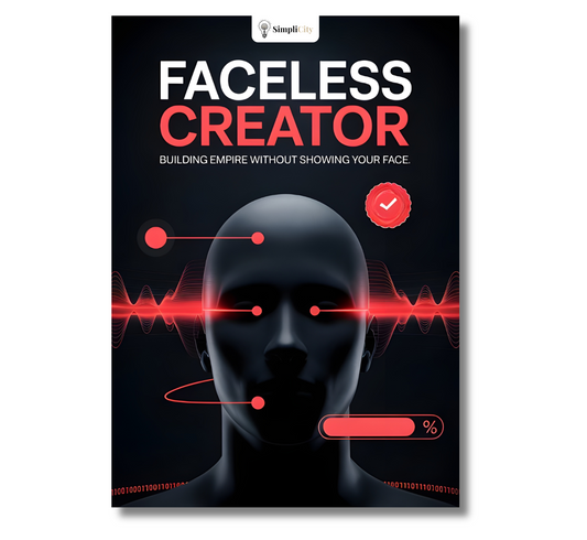 Faceless Creator eBook by Simplicity on building an empire without showing your face