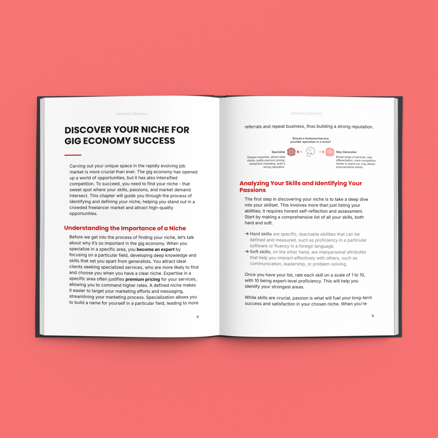 Simplicity E-Book on how to excel in freelancing guide showcasing tips for gig economy success