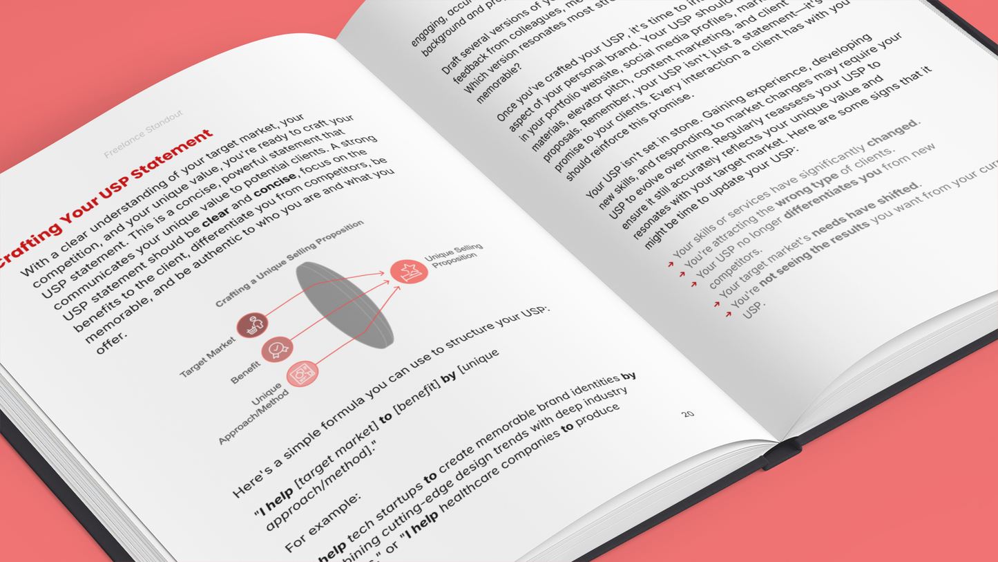 Open e-book by Simplicity featuring tips from the how to excel in freelancing guide