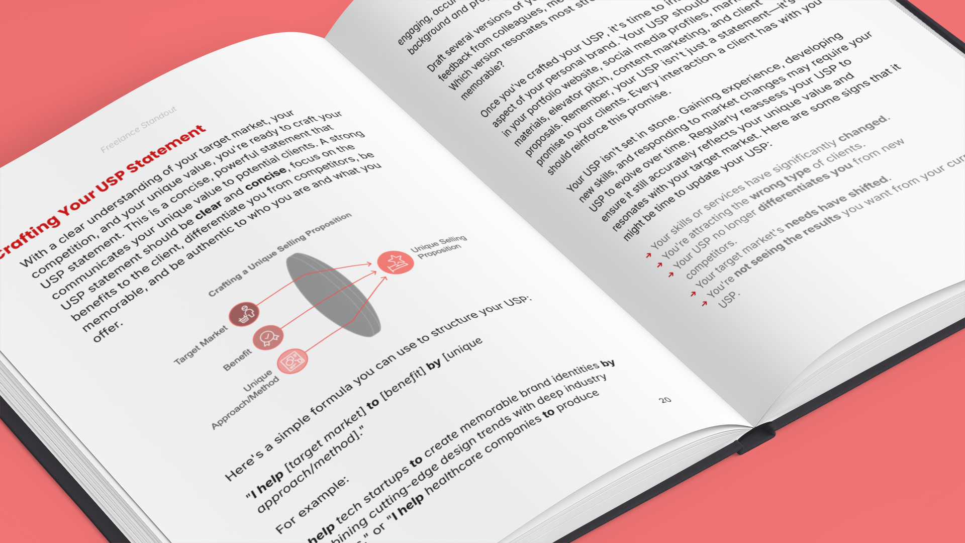 Open e-book by Simplicity featuring tips from the how to excel in freelancing guide