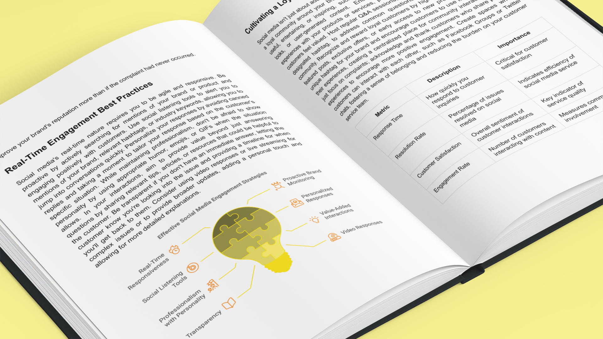 Simplicity E-Book Cover on online customer service strategies featuring engagement best practices