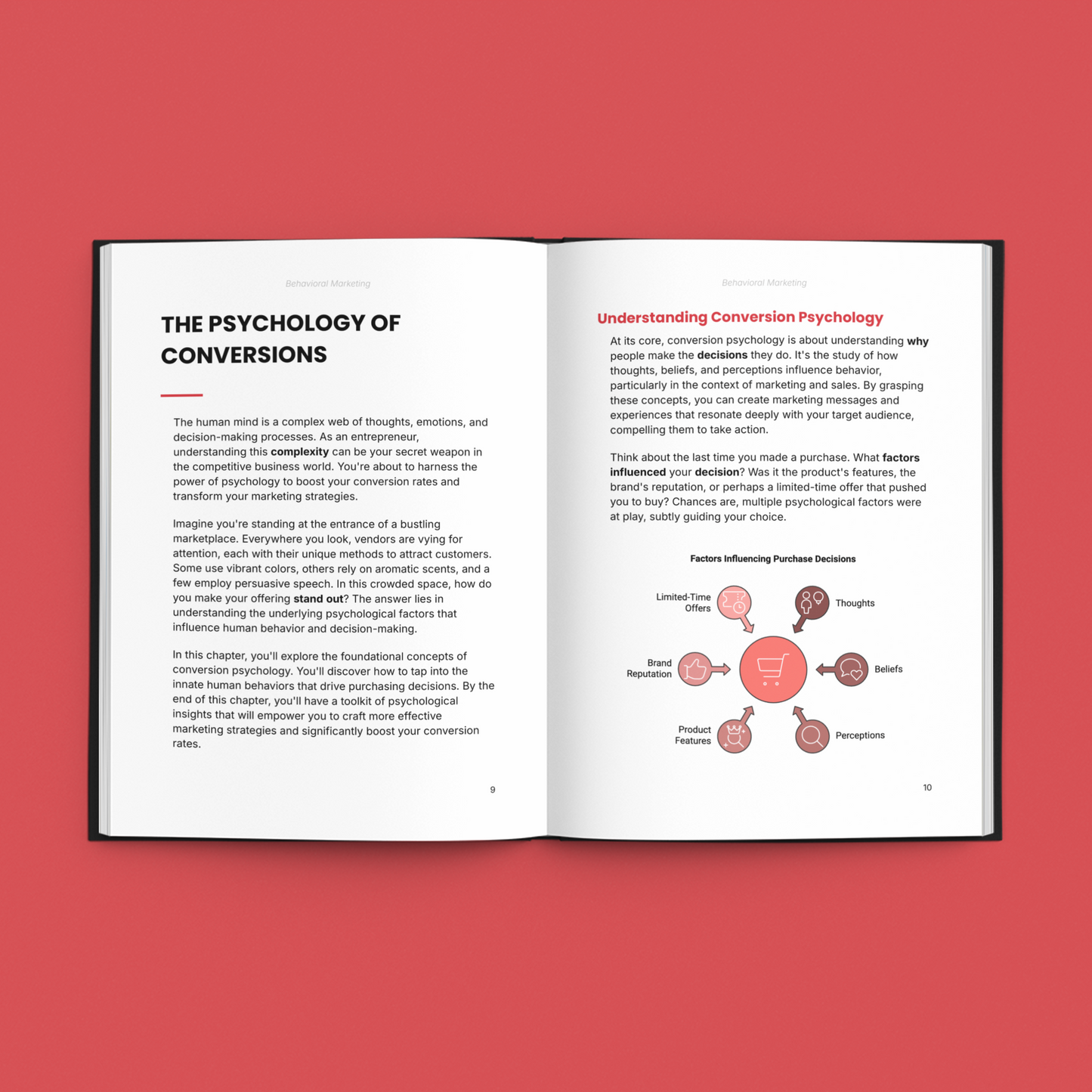 Simplicity E-Book on the Psychology of Conversions featuring predictable decisions in marketing