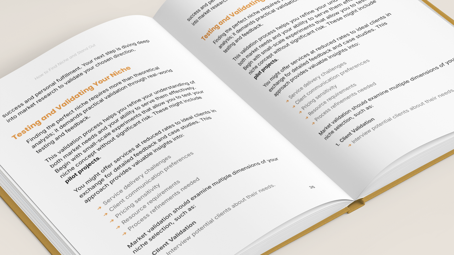 Open Simplicity E-Book featuring profitable niche strategies and validation techniques