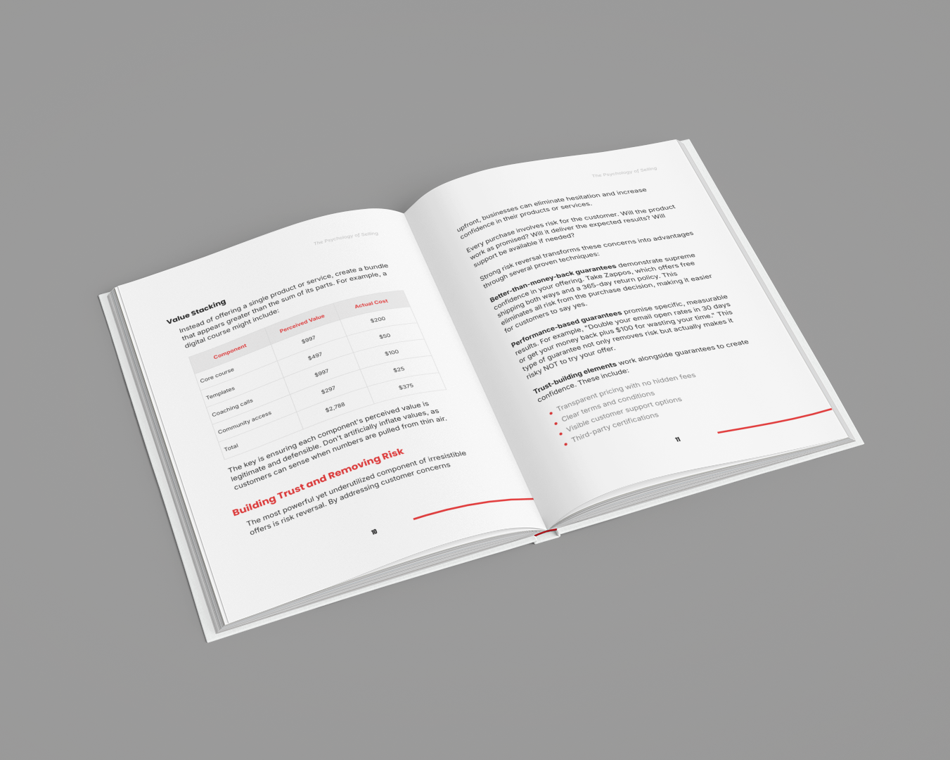 Simplicity E-Book on the psychology of buying decisions showcasing informative content and graphs