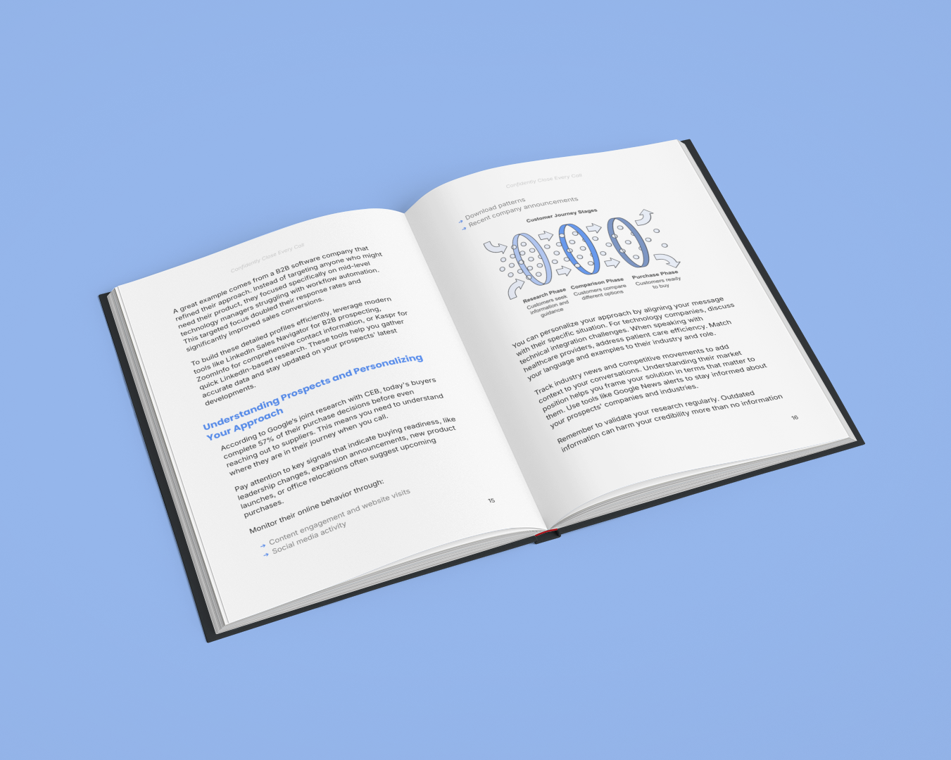 Simplicity E-Book featuring sales closing techniques course with engaging content and illustrations