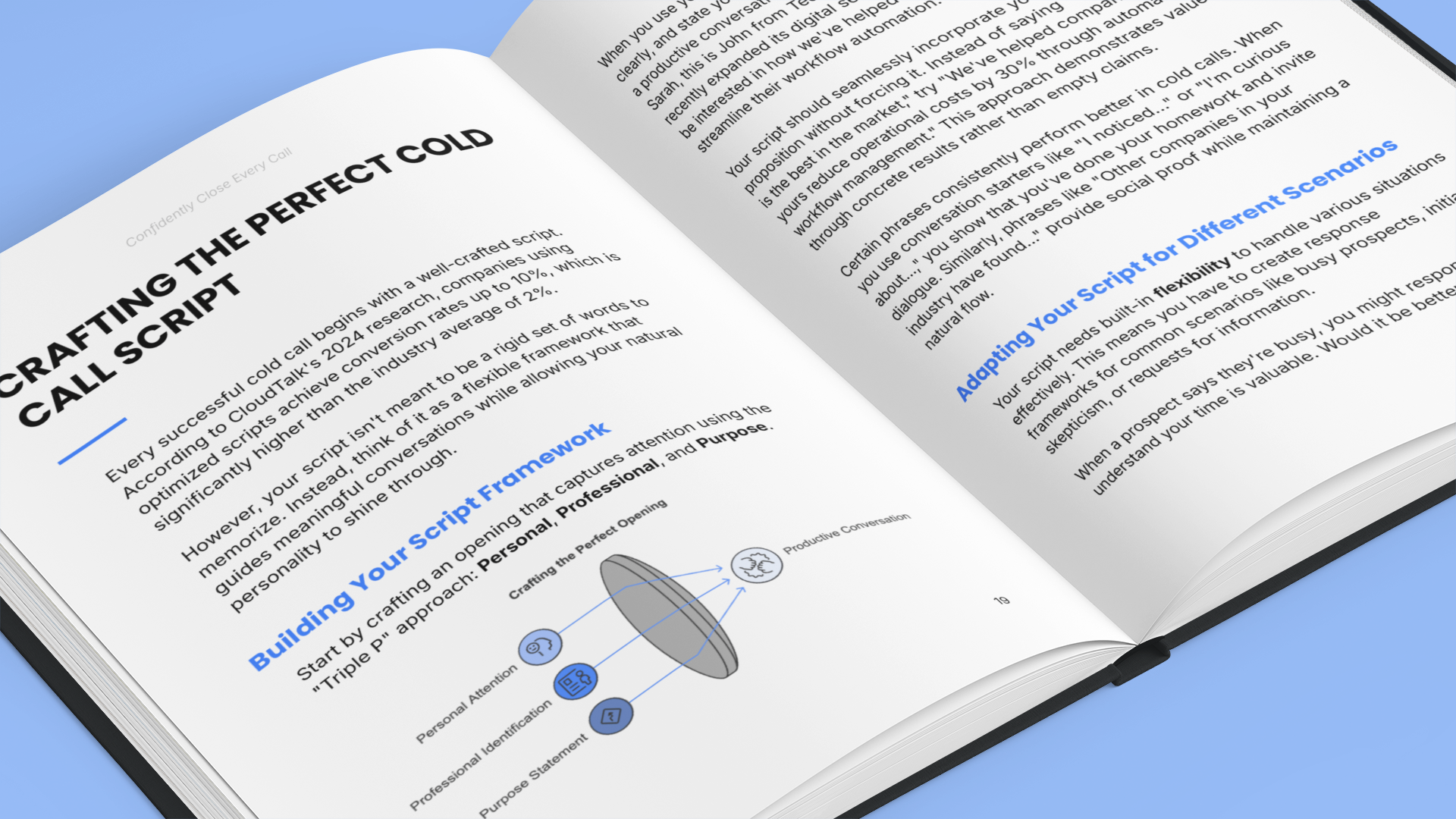 Simplicity E-Book on sales closing techniques course featuring cold call script strategies