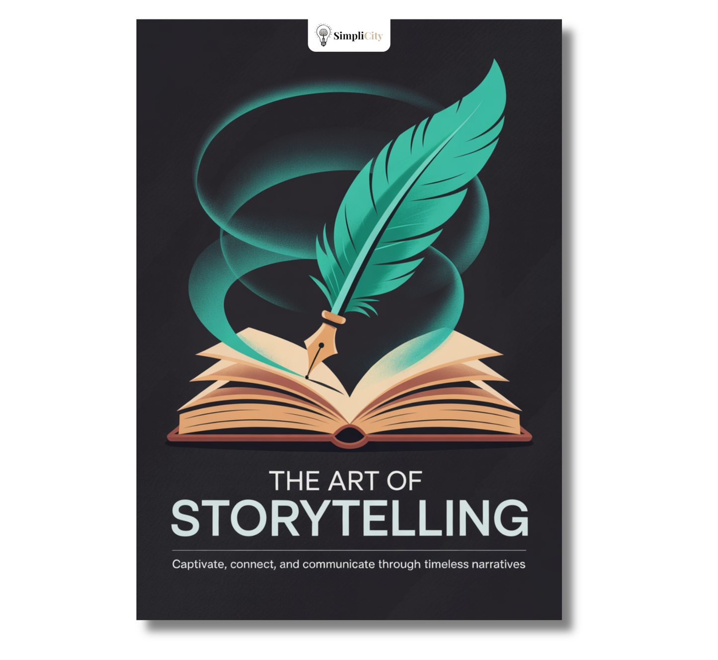 The Art of Storytelling E-Book by Simplicity featuring storytelling techniques course for captivating narratives