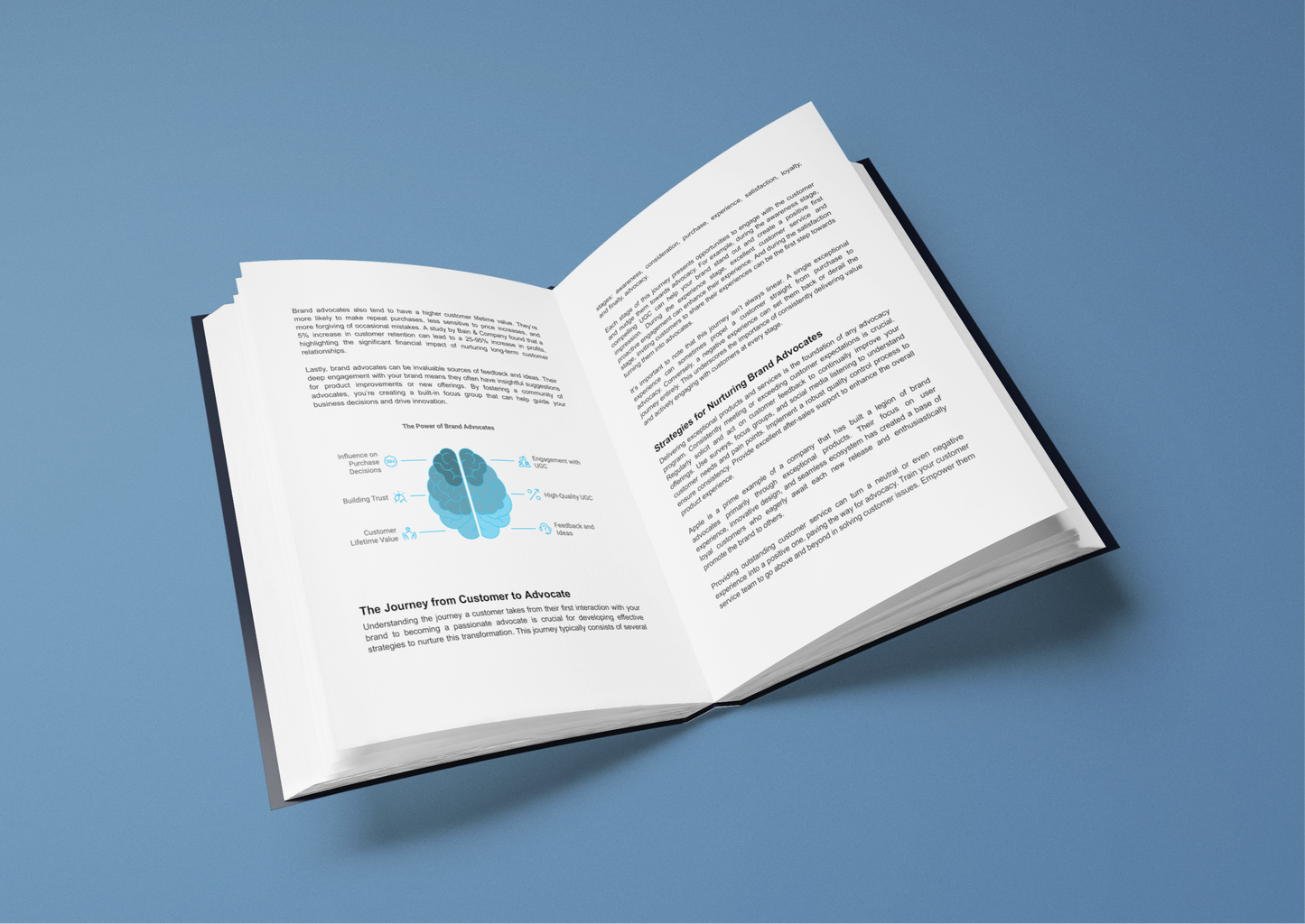 Simplicity E-Book on user-generated content strategies with key insights and diagrams for marketers