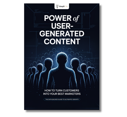 E-Book titled Power of User-Generated Content by Simplicity for Authentic Marketing Strategies