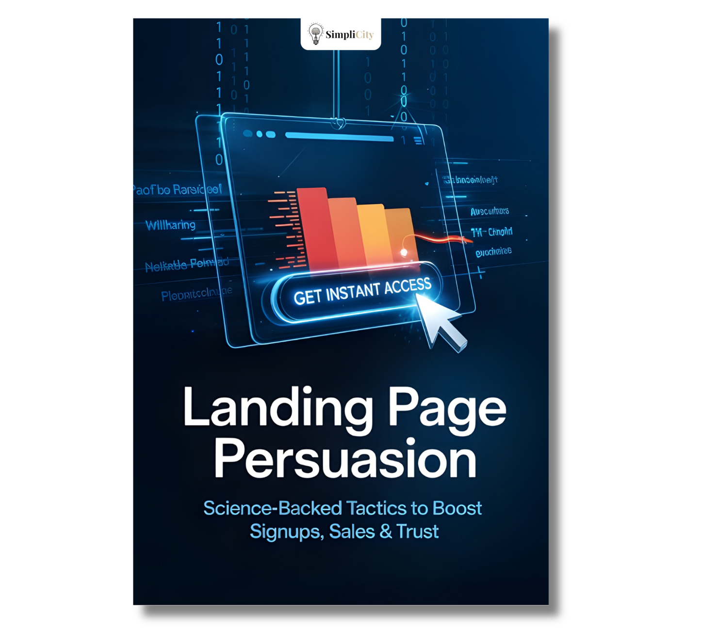 Simplicity E-Book on Landing Page Persuasion to increase sales with landing pages
